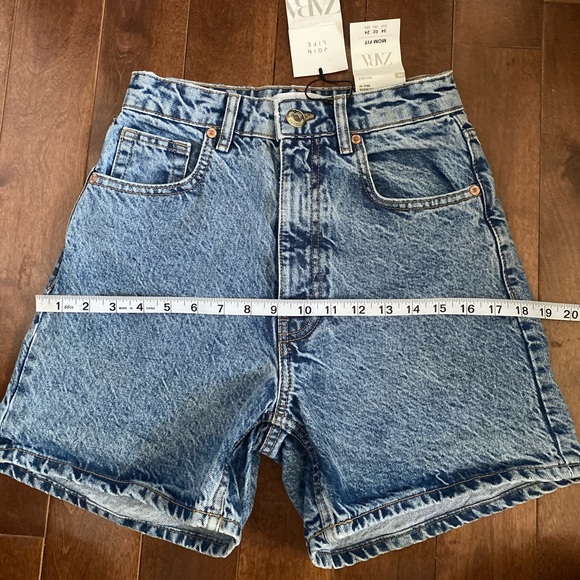 NWT Zara mom fit shorts 2 - Picture 9 of 14